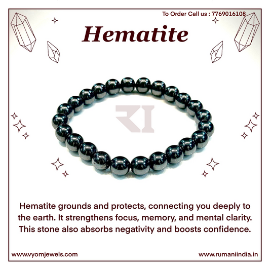 Hematite Healing Crystal Bracelet