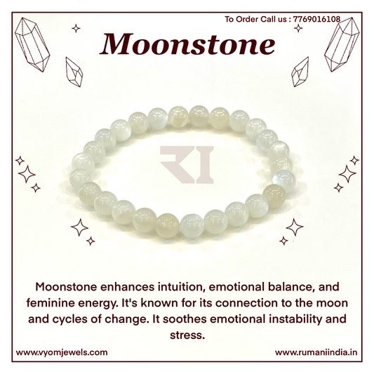 Moonstone Healing Crystal Bracelet