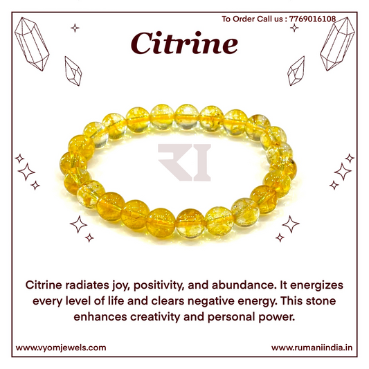 Citrine Healing Crystal Bracelet