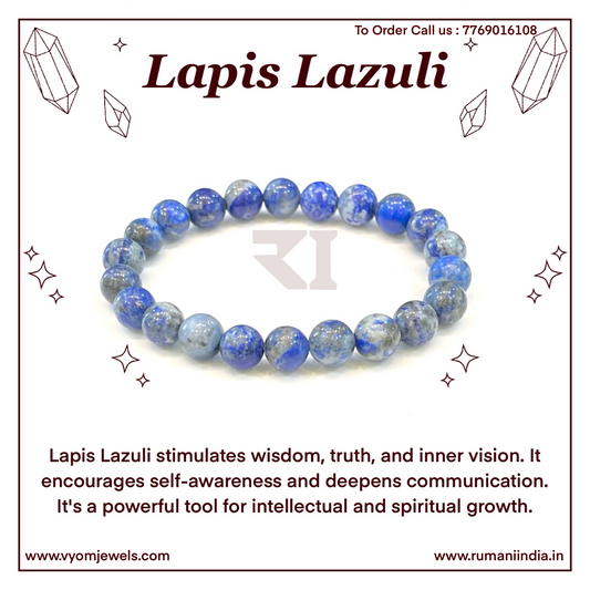 Lapis Lazuli Healing Crystal Bracelet