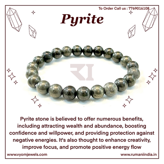 Pyrites Healing Crystal Bracelet