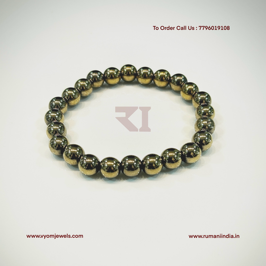 Golden Pyrite Healing Crystal Bracelet